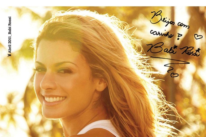 Babi Rossi Pelada na Playboy (Gostosa do Pânico): Loira Linda Demais