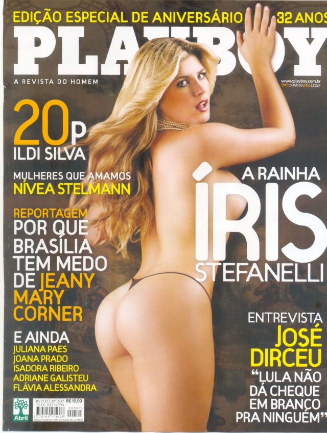 Iris Stefanelli Pelada na Playboy