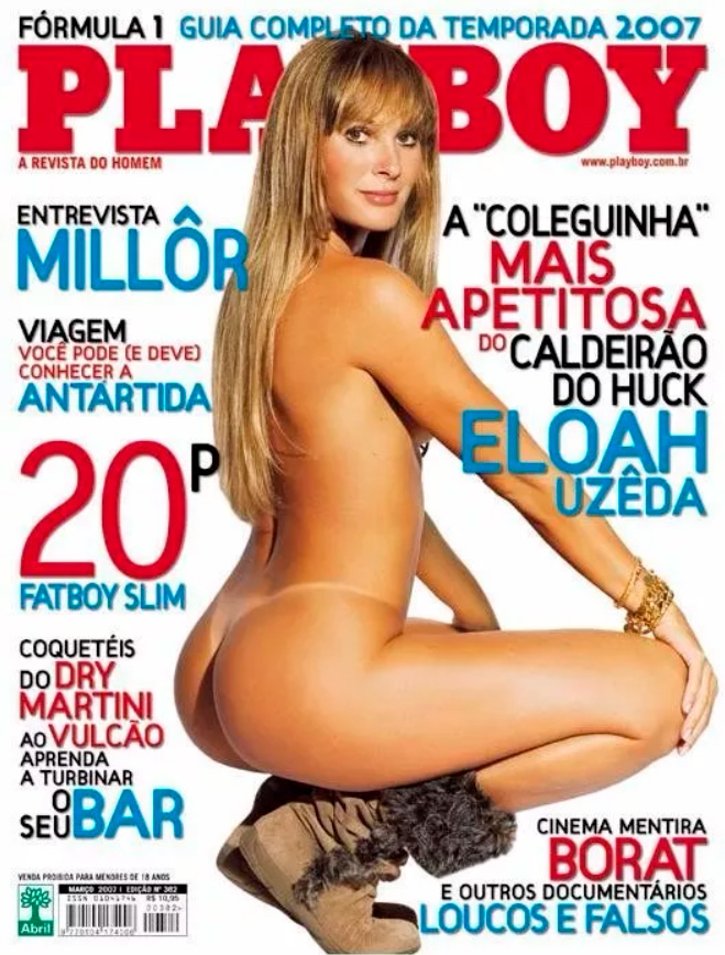 Eloah Uzeda Pelada na Playboy (Loira Bunduda Perfeita Demais)