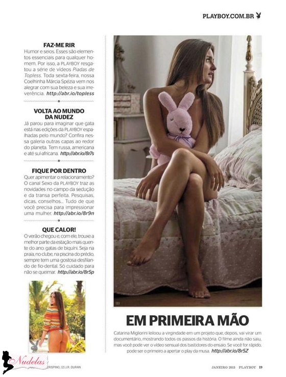 Catarina a Virgem Pelada na Playboy