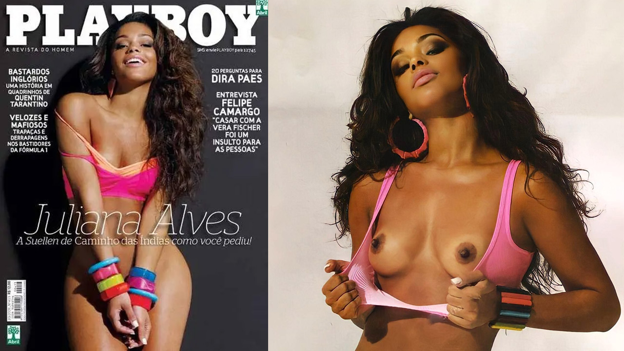Atriz Juliana Alves pelada na Playboy