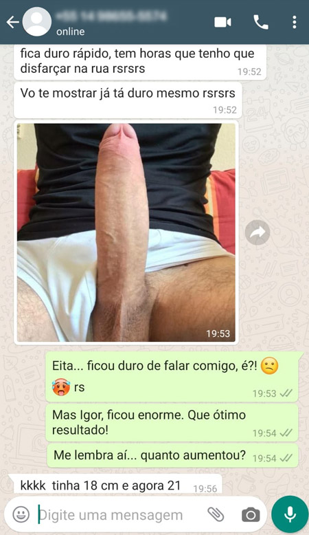 Gel que Aumenta o Tamanho do Pênis e Engrossa