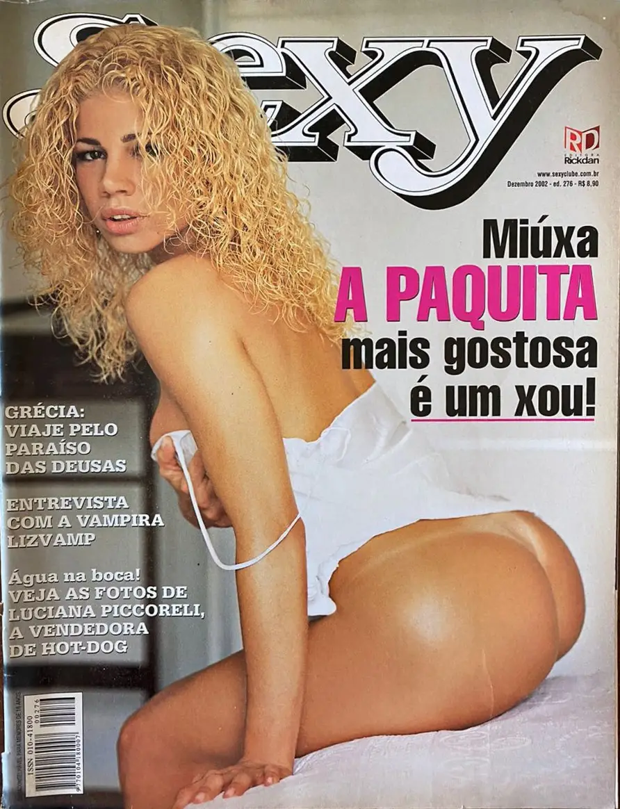 Cátia Paganote pelada na Sexy 2002 - ex-Paquita Miúxa nua