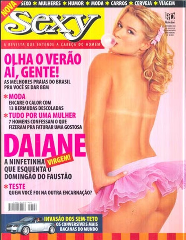 Daiane Amêmdola - ex-Paquita pelada na Sexy