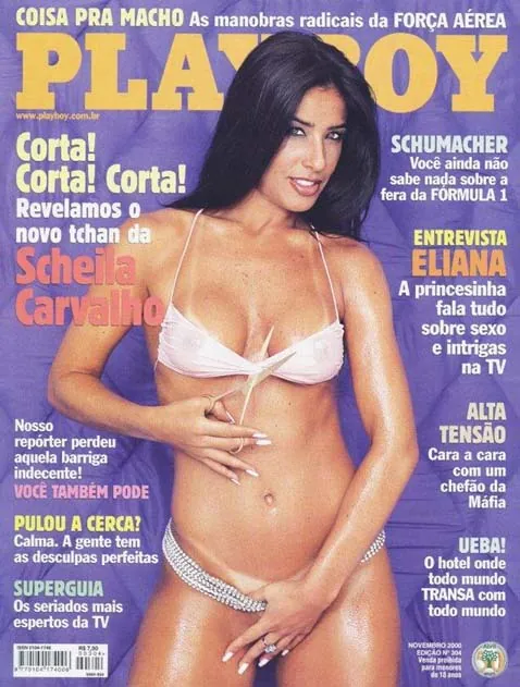Scheila Carvalho pelada na Playboy