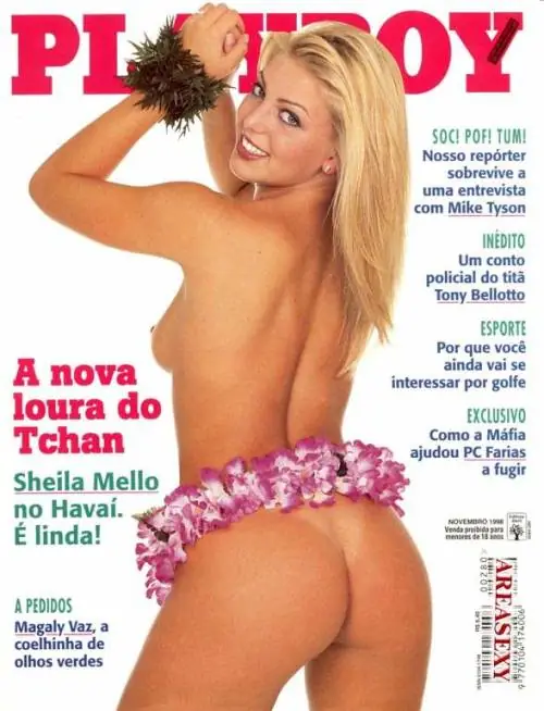 Sheila Mello pelada na Playboy