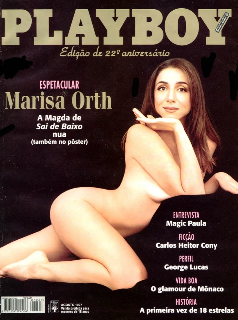 Marisa Orth pelada na Playboy 1997