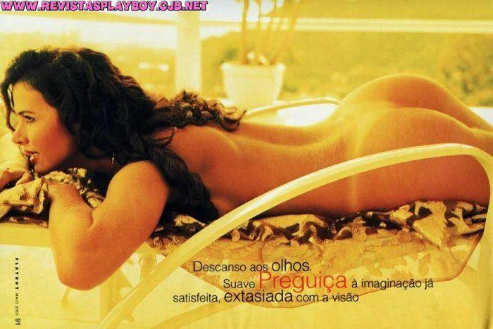 Luma de Oliveira nua na Playboy 2001