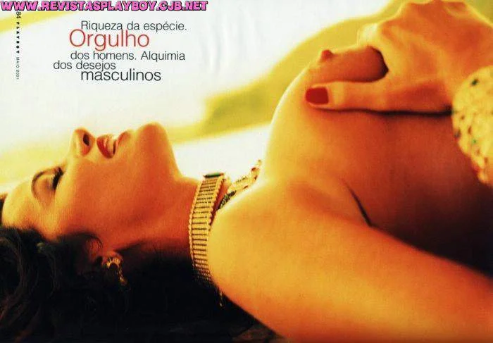 Luma de Oliveira nua na Playboy 2001