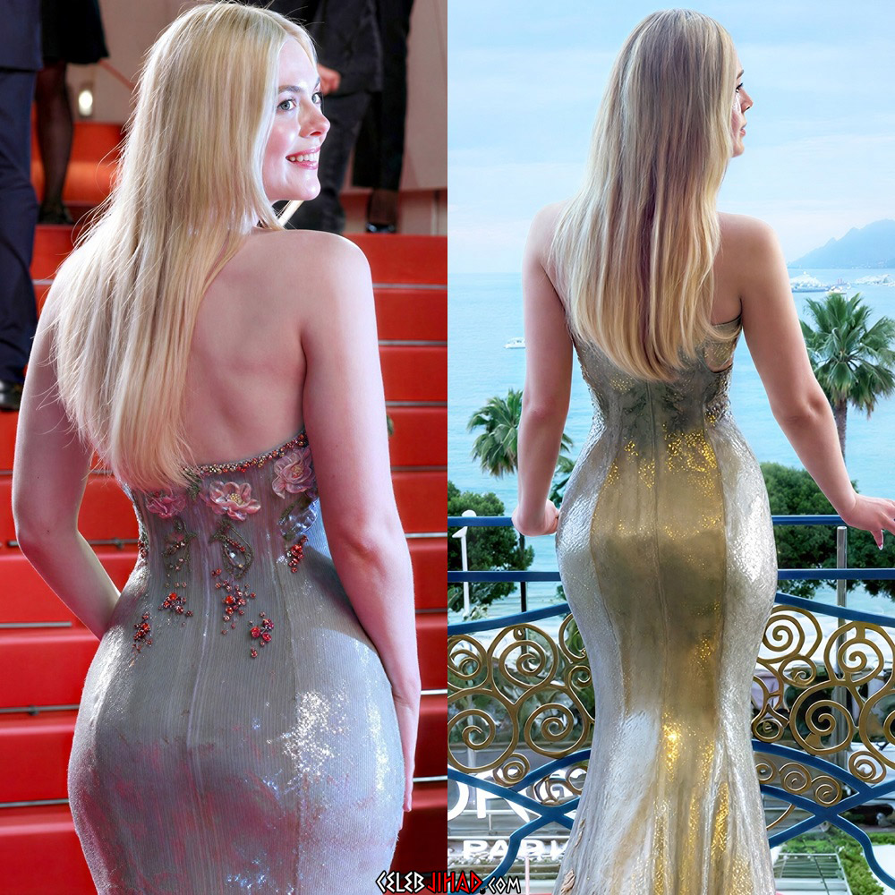 Bunda grande e gostosa da Elle Fanning