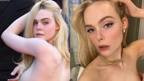 Nudes da atriz Elle Fanning nua